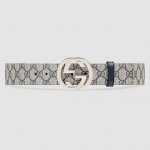 Special Gucci Size: 3.8 Cm, Made With Blue Printed Waterproof Fabric And Black G