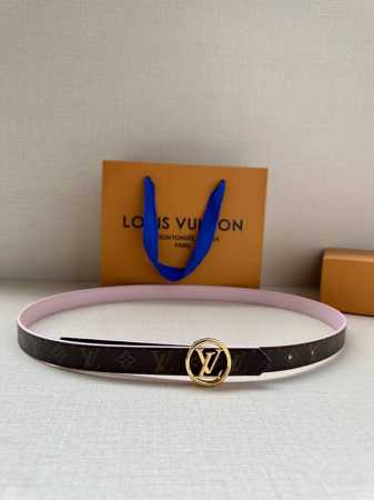 2.0-Inch Width This Lv Iconic Double-Sided Belt Features The Iconic Iconic Buckl - Click Image to Close