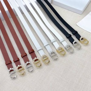 2.0Cm Dior belt, double-sided top layer cowhide, length: 75.80.85.90.95. .Europe