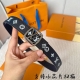 L0Uis Vuitt0N This season's new women's belt, 30mm wide, made from classic doubl