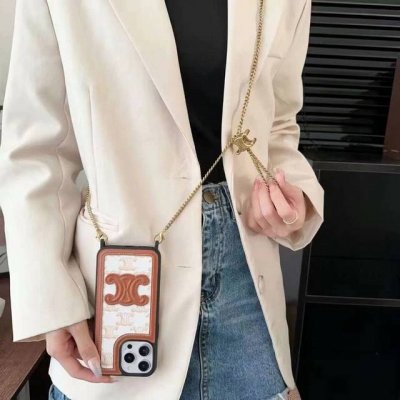 celine Celine Arc De Triomphe Mobile Phone Case Arc De Triomphe Chain Lanyard