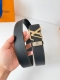 Product Name: Louis Vuitton Belt - Original Single Belt Model: Hook, Classic Pur