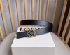 Loewe's latest same style waist belt from boutiques: 2.8cm wide, made of smooth