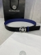 Width 4.0Cm Versace This Lychee-Grained Leather Belt Features A Striking Medusa