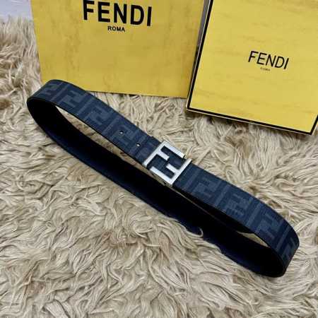Fendi full packaging, same style as in boutiques, 4.0cm wide, double-ring revers - Click Image to Close