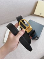 Wanbaojia - Original Order# Business Genuine Leather Automatic Buckle Belt Simpl