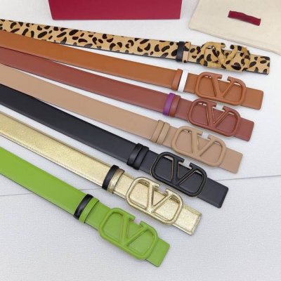 4.0Cm Valentino Belt Double-Sided Top Layer Cowhide Length. 75.80.85.90.95.10