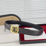 Loewe Can Be Worn For Business Casual Wear 3.8Cm Latest Buckle Polished Buckle F