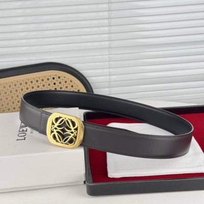 Loewe Can Be Worn For Business Casual Wear 3.8Cm Latest Buckle Polished Buckle F