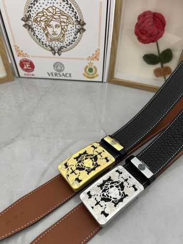 Product Name: Versace Material: 100% top-grain cowhide belt, guaranteed genuine