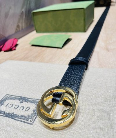 Comes With A Full Set Of Packaging Gift Boxes Gucci Width 3.0Cm Imported Origina
