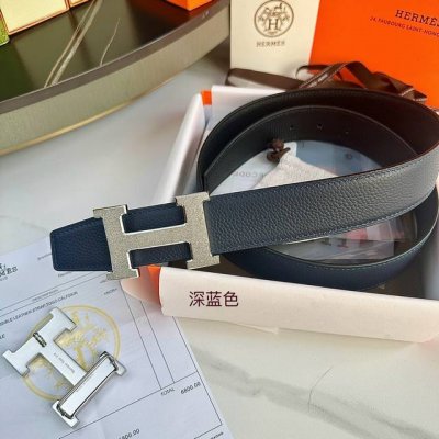 Original Packaging Herm S Width 38Mm Genuine Double-Sided Togo Leather With Prem