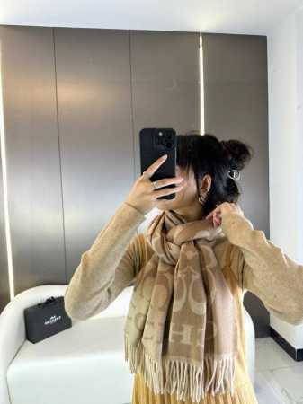 Coach's new arrivals! A Coach hit! This tri-color shawl is so pretty! Not only i - Click Image to Close