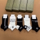 Fendi Ff New Men's Boat Socks, 5 pairs per box, jacquard design, classic letter