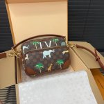 Louisvuitton Lv Nil. Monogram Heritage coated canvas shoulder and crossbody hand