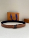 3.4 Width Lv Heritage Double-Sided Imported First-Layer Cowhide Pressed Belt