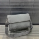 Bottega Veneta Hand-woven Men's Flap Messenger Shoulder Bag Crossbody Bag Classi