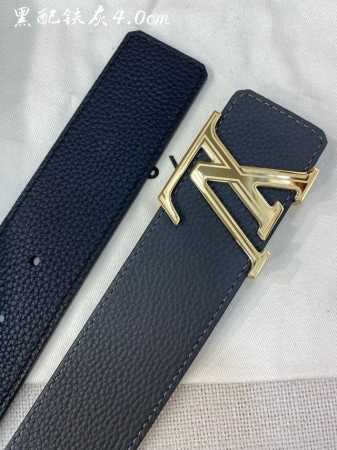 L0Uis Vuitt0N Lv Men's Counter Quality Palm Print Belt Width 40Mm Configuration - Click Image to Close