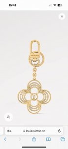 lv Keychain Bag Pendant Breeze Keychain Interprets The Floral Configuration I