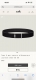Special Tube H Belt Buckle & Reversible Leather Stra P40Mm