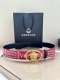 Extra Width 4.0Cm Versace This Soft Crocodile Leather Belt Is Paired With An Ova
