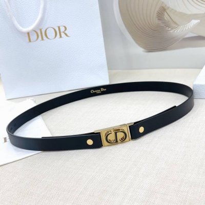 2.0cm Dior belt, double-sided top layer leather, length: 75.80.85.90.95. .Europe