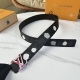 L0Uis Vuitt0N This season's new belt from Donkey is 40mm wide and features a cus