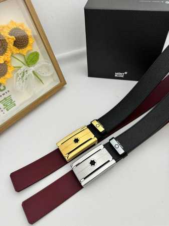 Product Name: Montblanc Material: Genuine Leather Belt, 100% Genuine Leather, 24 - Click Image to Close