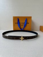 2.0Wide This Lv Iconic Double-Sided Belt Features A Slim Silhouette For The New