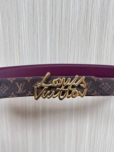 New for the season, this belt is crafted from luxurious calfskin and Monogram ca
