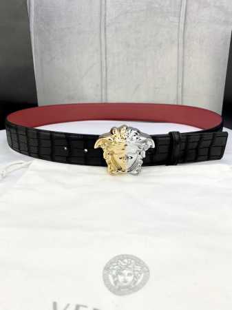 Width 4.0Cm Versace Uses Carefully Selected Imported Cowhide. This Deerskin Belt - Click Image to Close