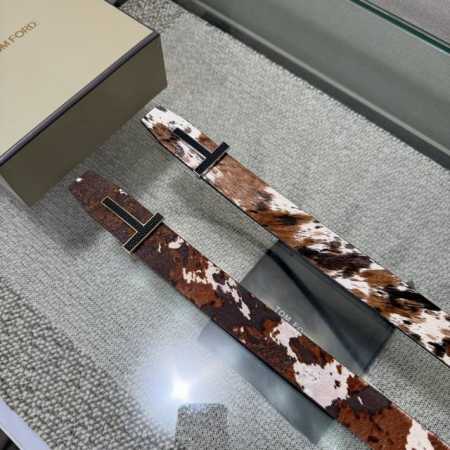 Tom Ford's Latest Popular Double-Sided Top-Grain Cowhide Counter Sync 3.8 Width - Click Image to Close