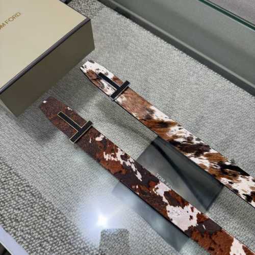 Tom Ford's Latest Popular Double-Sided Top-Grain Cowhide Counter Sync 3.8 Width