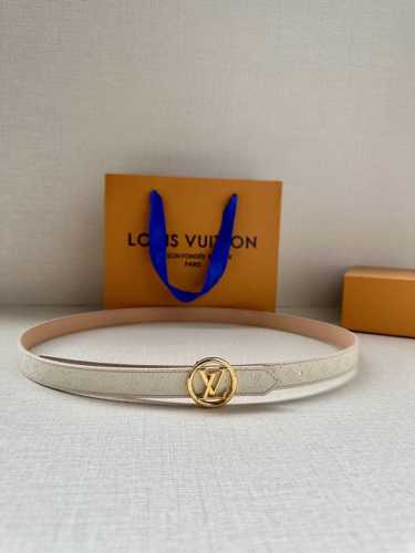 2.0Wide This Lv Iconic Double-Sided Belt Features A Slim Silhouette For The New