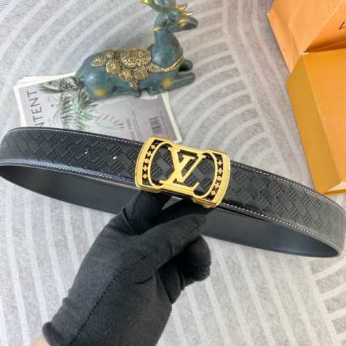 Lv Special leather belt series, original hardware and fine stainless steel buckl