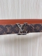 Flowergram Reversible Belt: This belt combines Monogram canvas and Monogram embo