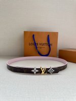 Louis Vuitton 2.0 narrow leather belt, featuring the classic Monogram leather, a