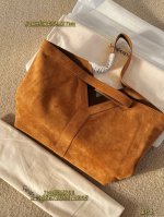 No box Size: 37*32Cm Ysl suede brown tote bag