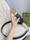 Gucci, Original Factory Precision Electroplated Buckle, Italian Original Leather