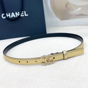 Chanel belt, double-sided top layer cowhide, length: 75.80.85.90.95.100. Euro,
