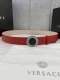 Width 4.0 Cm Versaec Versace This Fashionable Belt Is Made From Soft Calf Leathe