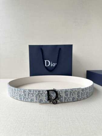 Width 3.5Cm Dior Inspired By The Iconic Bag Of The Same Name, The Montaigne Belt - Click Image to Close