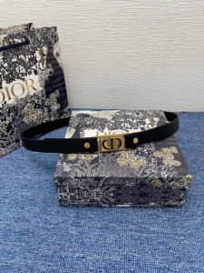 30 Montaigne Treasure Belt 550107 20mm Black Smooth Calfskin Leather Item No.: B