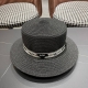 dior Dior 2025 Internet Celebrity Same Style Pastoral Style Raffia Straw Hat