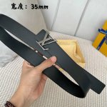 L0Uis Vuitt0N Original Donkey belt, 35mm wide. Lined on one side with pebbled To