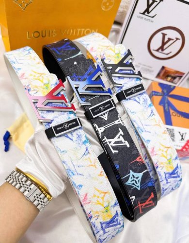Belt: Lv..Louis..Top-Tier Original Replica. Belt: 100% Genuine Top-Grain Cowhide