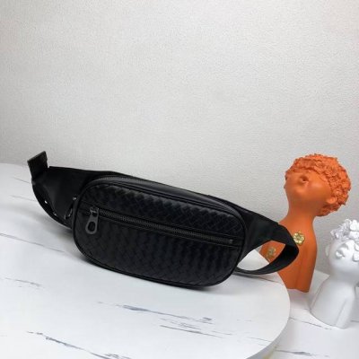 Bv counter-style waist bag is made of strong and flexible imported waxed cowhide