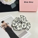 Special single with full set packaging Miumiu Miu Miu popular silk hair band, co