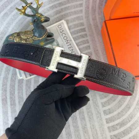 Hermes Special Leather Belt Series Original Hardware Boutique Stainless Steel Bu - Click Image to Close