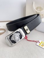 Product Name: Versace Original Belt/Leather Bag Model: Hook buckle, classic man-